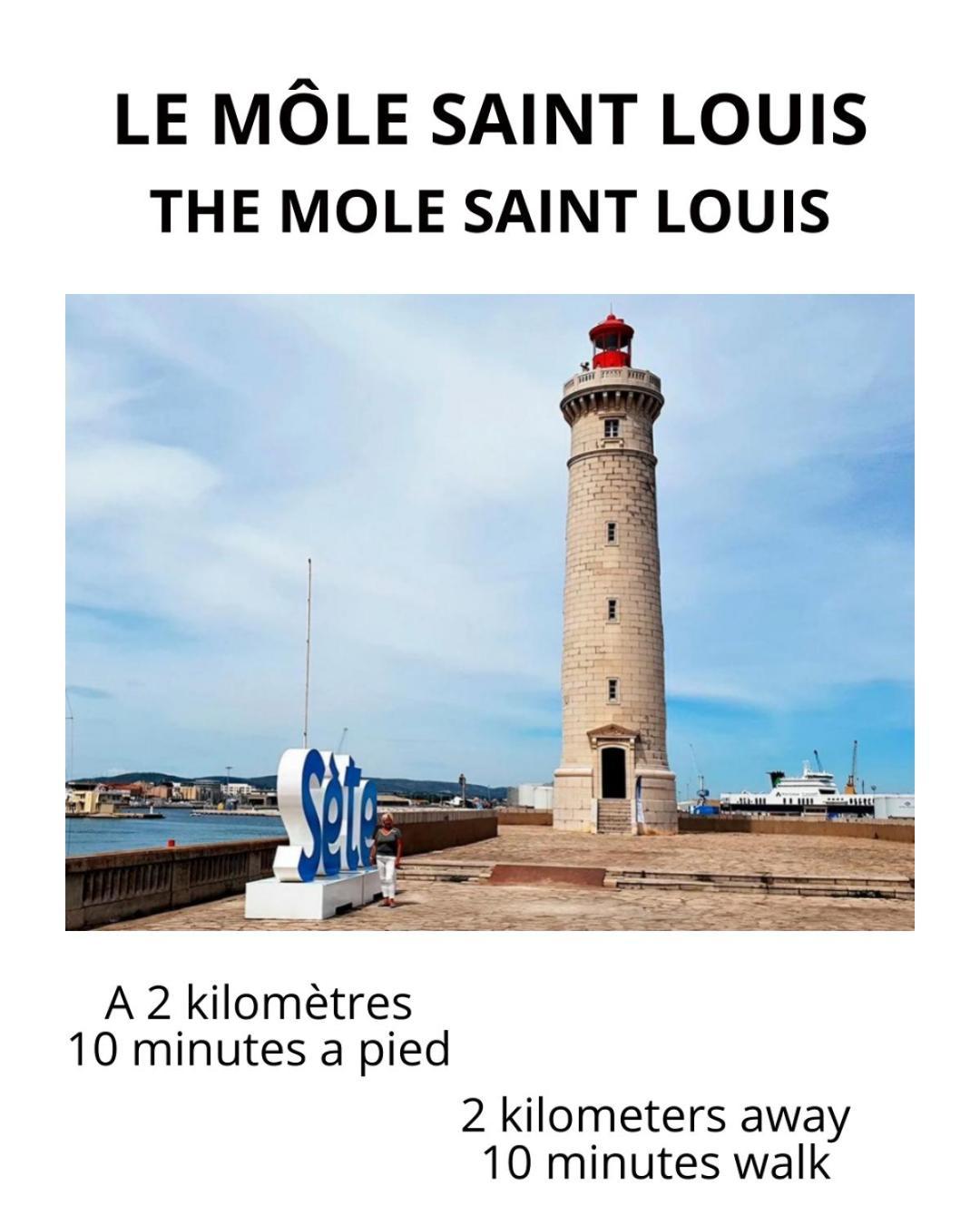 Le "Duo Setois" Lägenhet Sète Exteriör bild